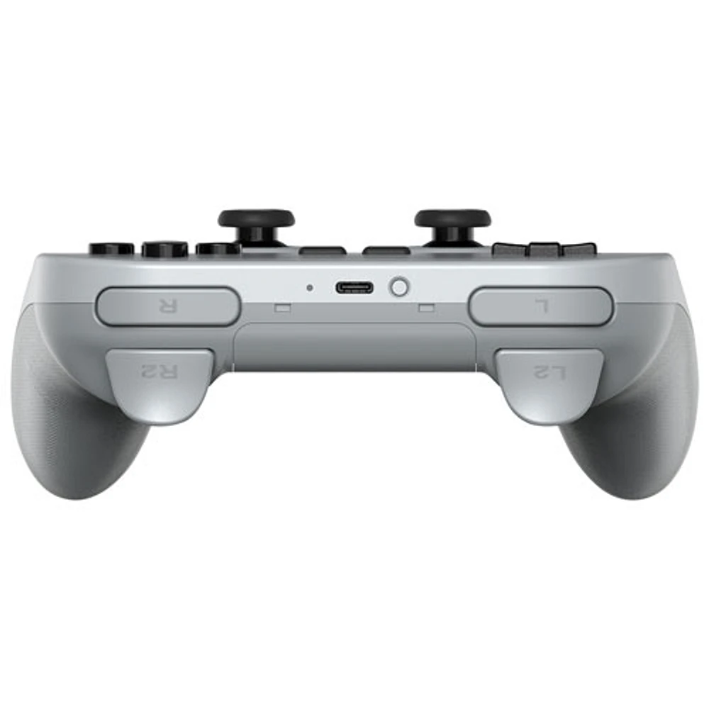 8BitDo Pro 2 Bluetooth Controller for Windows/iOS/Android/Steam Deck/Switch - Grey