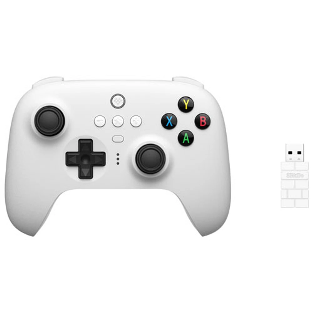 8BitDo Ultimate C 2.4G Wireless Controller for Windows/Steam Deck/iOS/Android - White