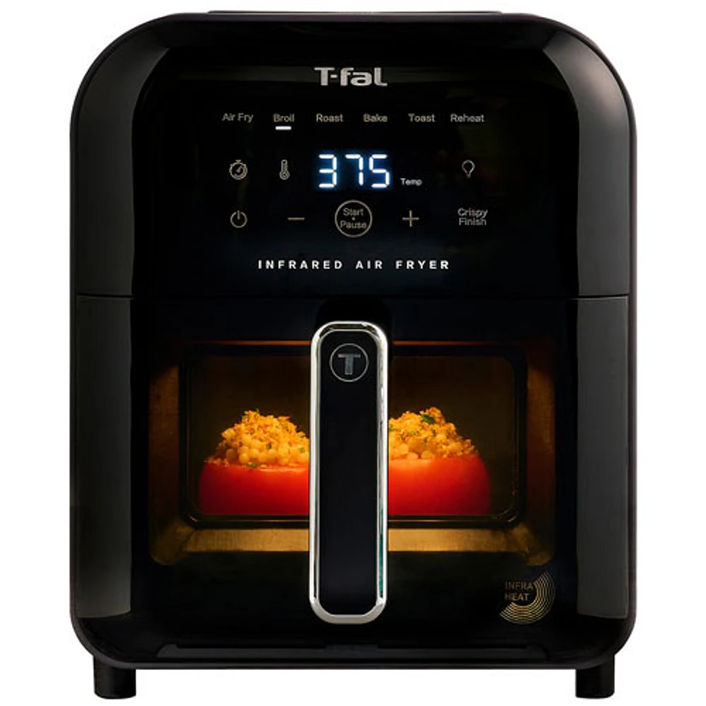 T-Fal Infra-heat Infrared Air Fryer - 6L/6.3Qt - Graphite