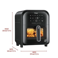 T-Fal Infra-heat Infrared Air Fryer - 6L/6.3Qt - Graphite