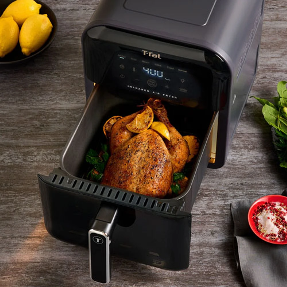 T-Fal Infra-heat Infrared 7-in-1 Air Fryer - 6L/6.3Qt - Graphite