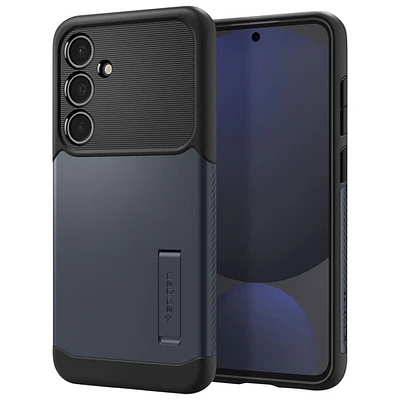 Étui rigide ajusté Slim Armor de Spigen pour Galaxy S24 FE - Ardoise métallique