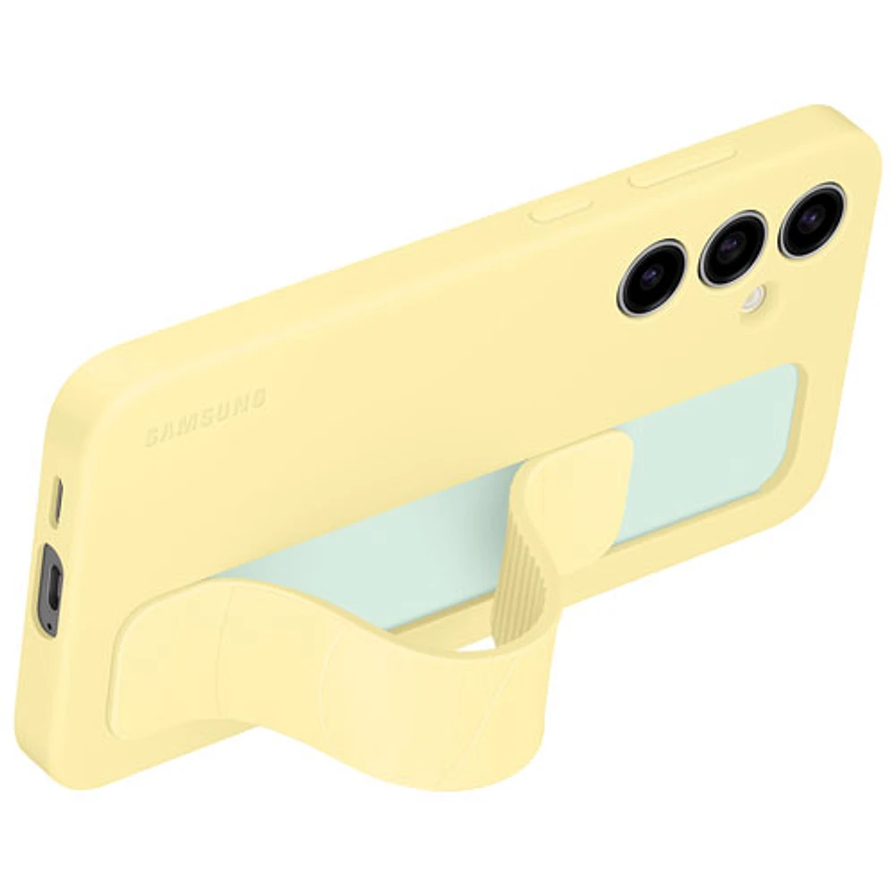 Samsung Grip Fitted Soft Shell Case with Stand for Galaxy S24 FE