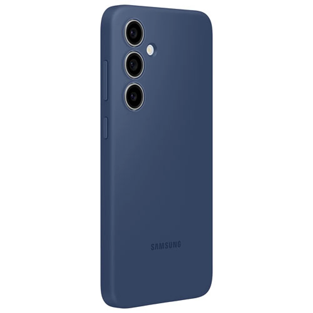 Étui souple ajusté en silicone de Samsung pour Galaxy S24 FE - Bleu