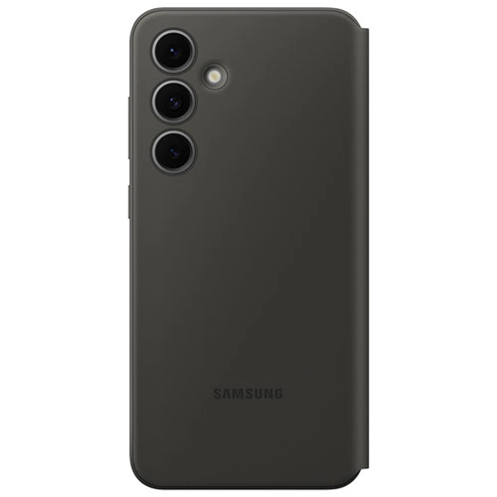 Samsung S-View Flip Cover Case for Galaxy S24 FE - Black
