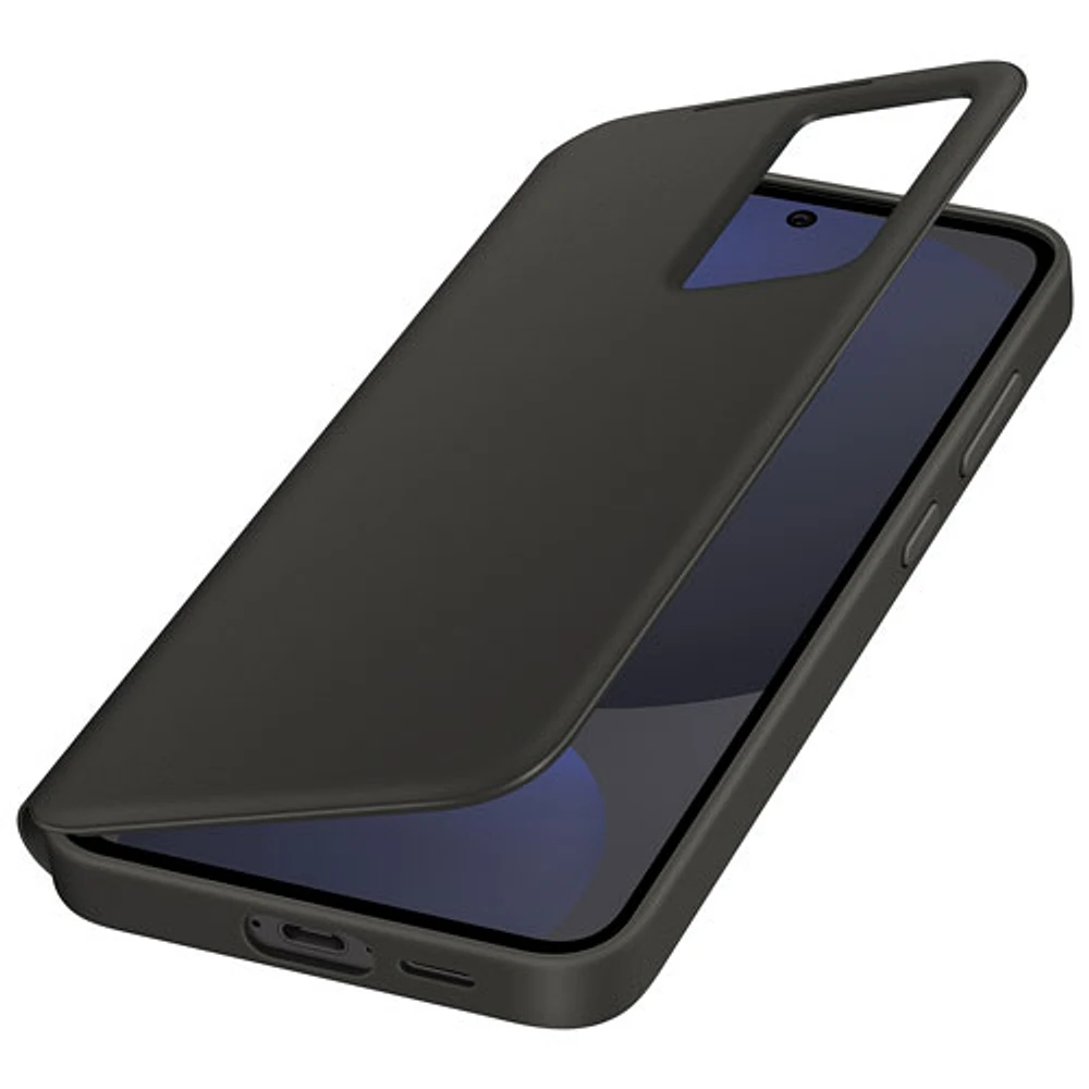 Samsung S-View Flip Cover Case for Galaxy S24 FE - Black