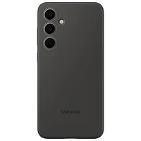 Samsung Silicone Fitted Soft Shell Case for Galaxy S24 FE - Black