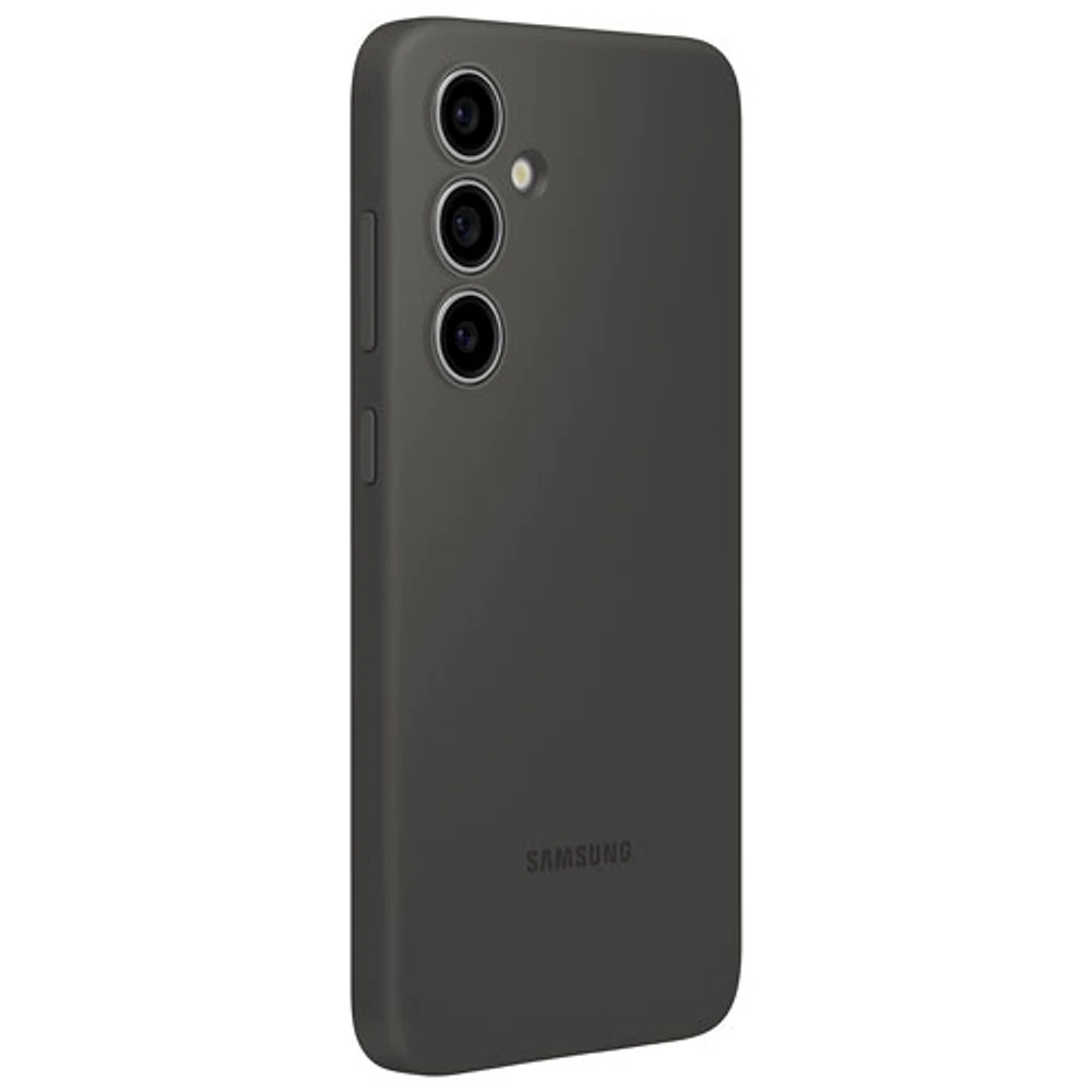 Samsung Silicone Fitted Soft Shell Case for Galaxy S24 FE - Black