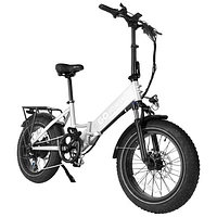 GoPowerBike GoCruiser Foldable Step-Through Electric Cruiser Bike (750W Motor /72km Range /32km/h Top Speed) - Grey