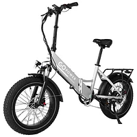 GoPowerBike GoCruiser Foldable Step-Through Electric Cruiser Bike (750W Motor /72km Range /32km/h Top Speed) - Grey