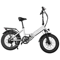 GoPowerBike GoCruiser Foldable Step-Through Electric Cruiser Bike (750W Motor /72km Range /32km/h Top Speed) - Grey