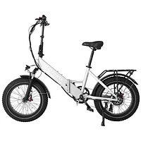 GoPowerBike GoCruiser Foldable Step-Through Electric Cruiser Bike (750W Motor /72km Range /32km/h Top Speed) - Grey