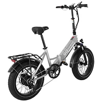 GoPowerBike GoCruiser Foldable Step-Through Electric Cruiser Bike (750W Motor /72km Range /32km/h Top Speed) - Grey