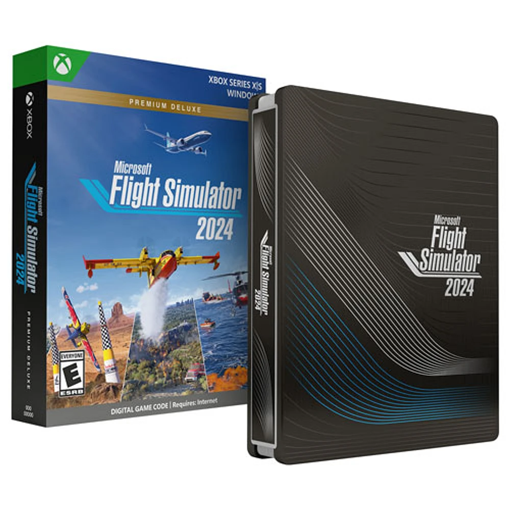 Microsoft Flight Simulator 2024 Premium Deluxe SteelBook Edition (Xbox Series X|S / Windows)