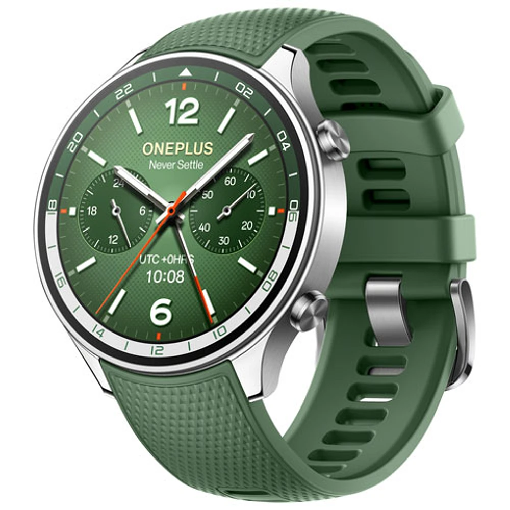 OnePlus 2R 47mm GPS Sport Smartwatch - Forest Green - Exclusive Retail Partner