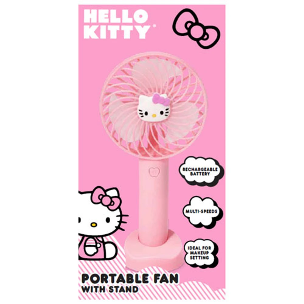 Hello Kitty Portable Fan with Stand (HKFAN01PK)