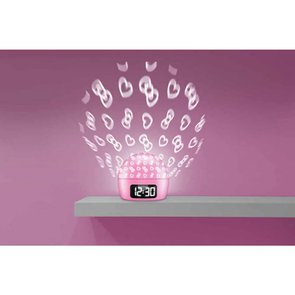 Hello Kitty Ambient Light Alarm Clock (HKCLKPROJ01) - Pink