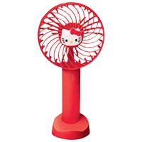 Hello Kitty Handheld Fan with Tabletop Stand (HKFAN100RD)