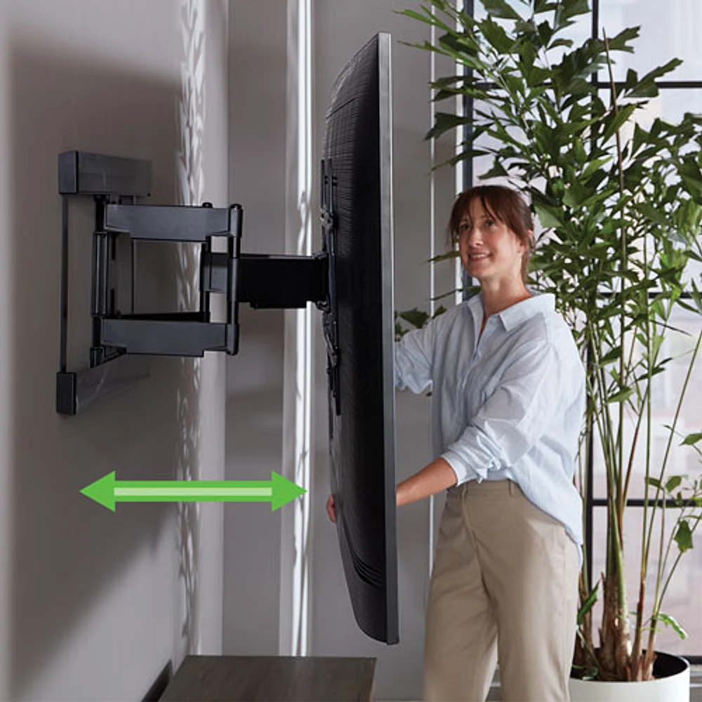 Support mural articulé Super Slim de SANUS pour téléviseur de 40 à 90 po