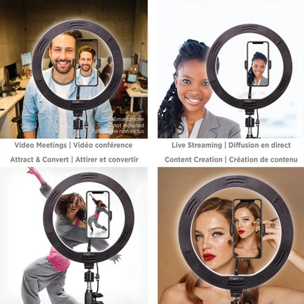 Mobifoto Mobilite 10" LED Ring Light (MOBIRL10)