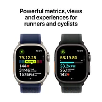Apple Watch Ultra 2 (GPS + Cellulaire) avec boîtier de 49 mm en titane noir et bracelet milanais en titane noir par Rogers - Moyen - Financement mensuel