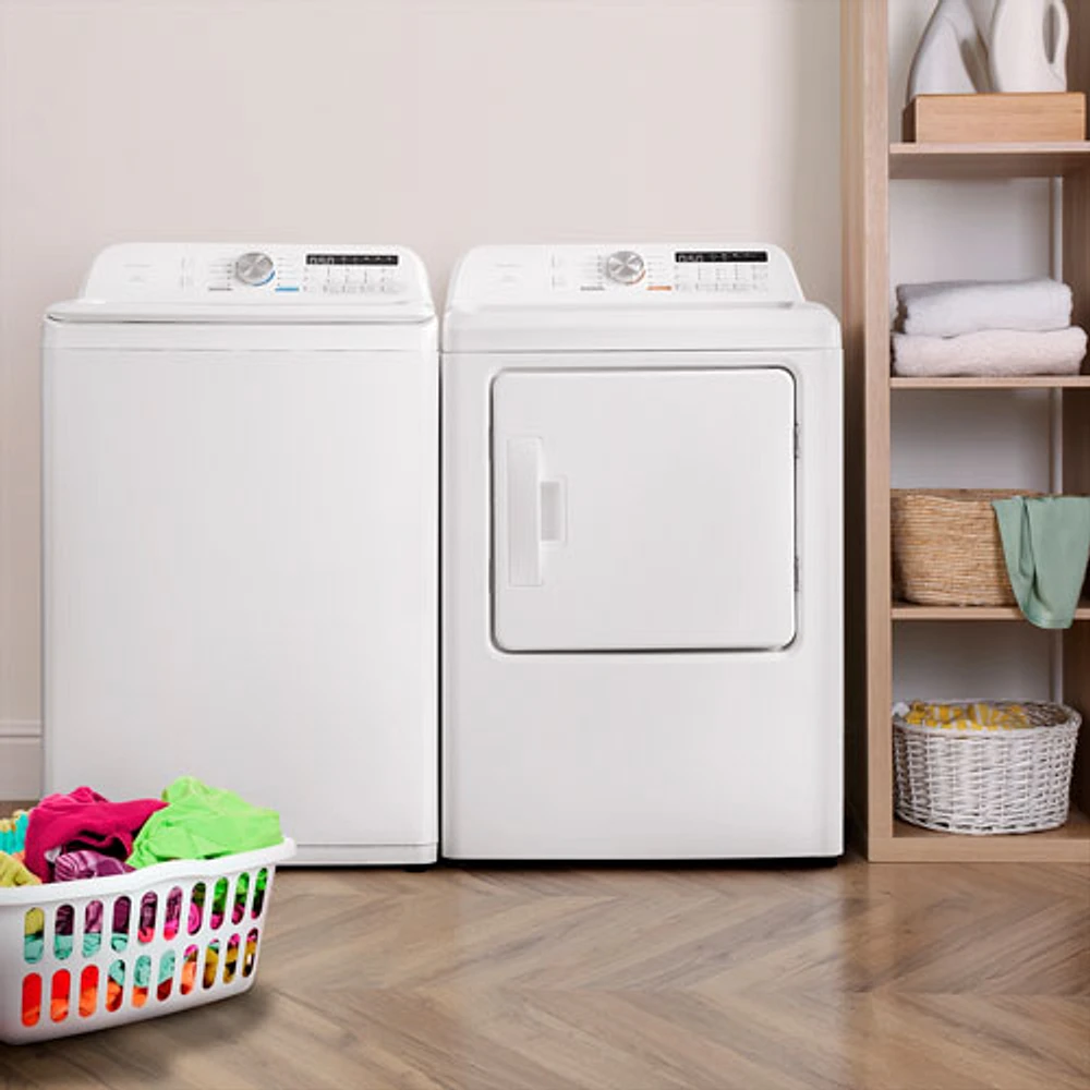 Laveuse à chargement par le haut 4,7 pi³ haute efficacité d'Insignia (NS-WMT41WA5) - Blanc - Exclusivité Best Buy
