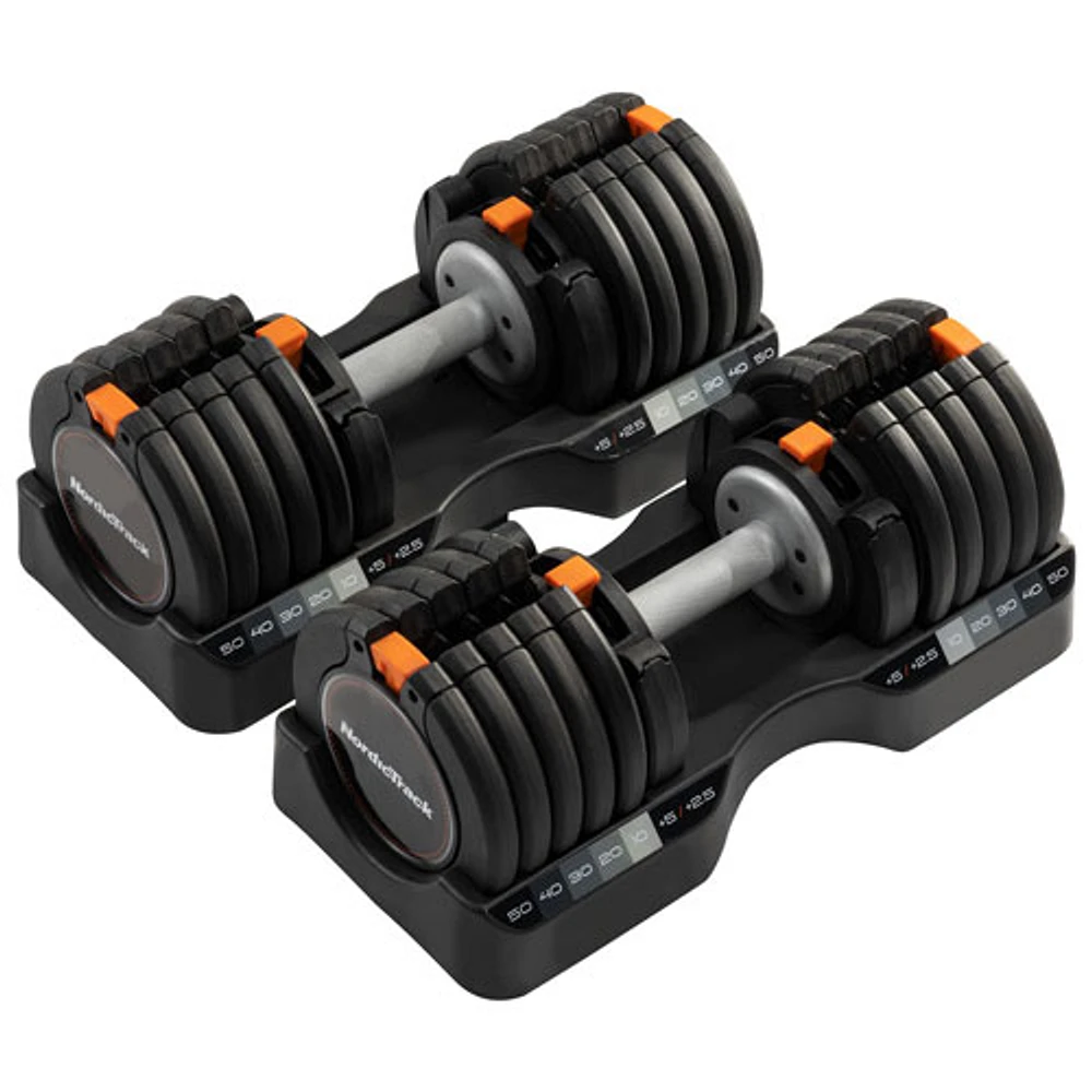 NordicTrack Select-A-Weight Adjustable Dumbbell - 110 lb