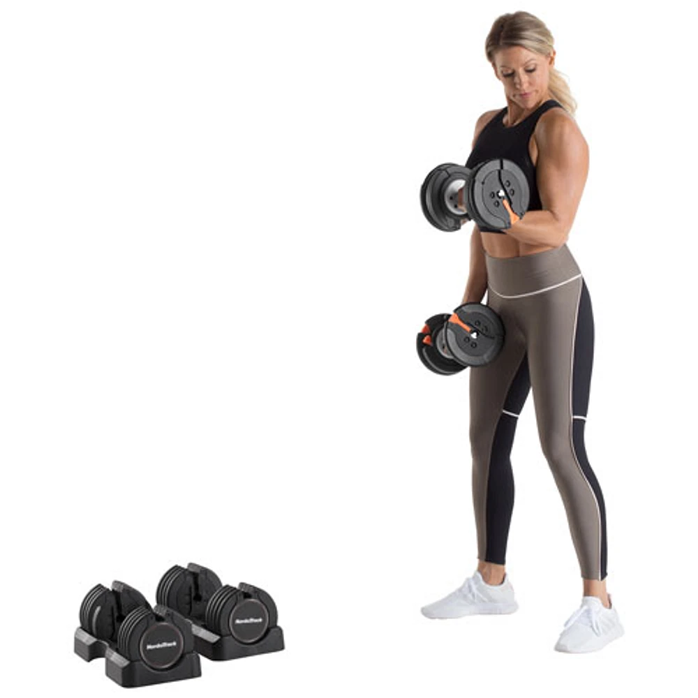 NordicTrack Select-A-Weight Adjustable Dumbbell - 110 lb