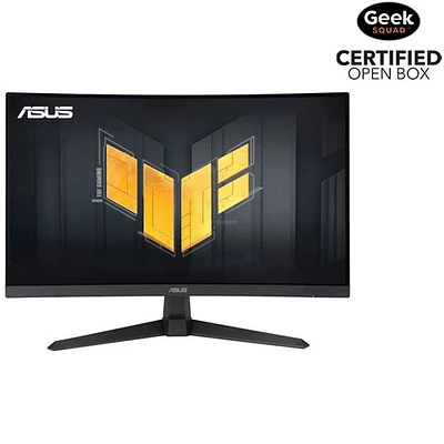 Moniteur de jeu incurvé DEL AV HD int. FreeSync GTG 1 ms 180Hz 27 po TUF ASUS (VG27VQ3B) - Noir