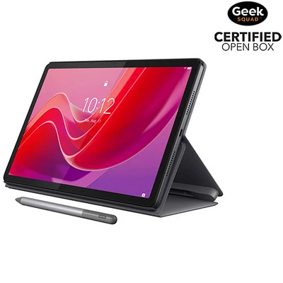 Open Box -Lenovo Tab M11 11" 128GB Android13 Tablet w/MediaTek Helio G88 8-Core Processor w/ Case & Pen