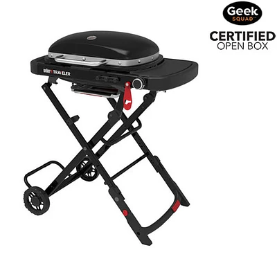 Boîte ouverte - Barbecue portatif compact au propane de 11 000 BTU Traveler de Weber - Noir