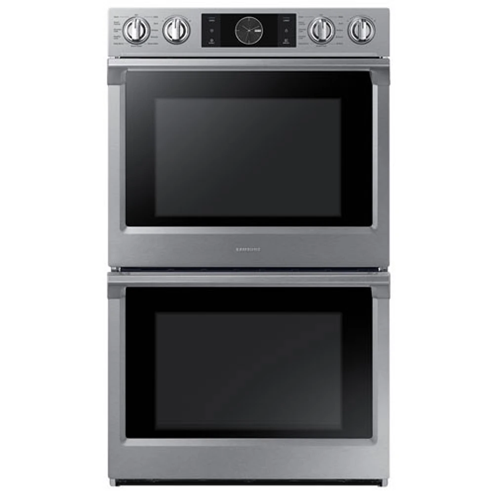 Open Box - Samsung 30" 5.1/5.1 Cu. Ft. Electric Double Wall Oven (NV51K7770DS)- SS