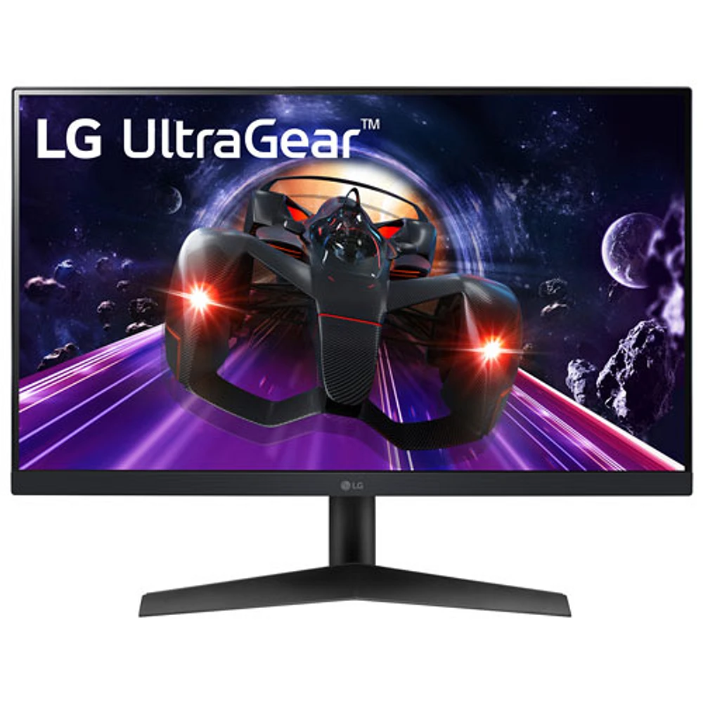 Moniteur de jeu FreeSync DEL IPS HD intégrale 144 Hz 24 po UltraGear de LG avec temps de réponse de 1 ms gris à gris (24GN60R-B) - Noir mat