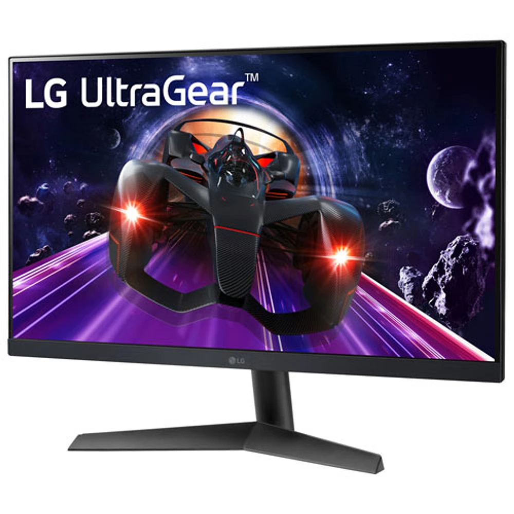 Moniteur de jeu FreeSync DEL IPS HD intégrale 144 Hz 24 po UltraGear de LG avec temps de réponse de 1 ms gris à gris (24GN60R-B) - Noir mat