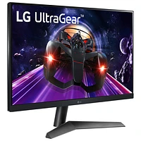 Moniteur de jeu FreeSync DEL IPS HD intégrale 144 Hz 24 po UltraGear de LG avec temps de réponse de 1 ms gris à gris (24GN60R-B) - Noir mat