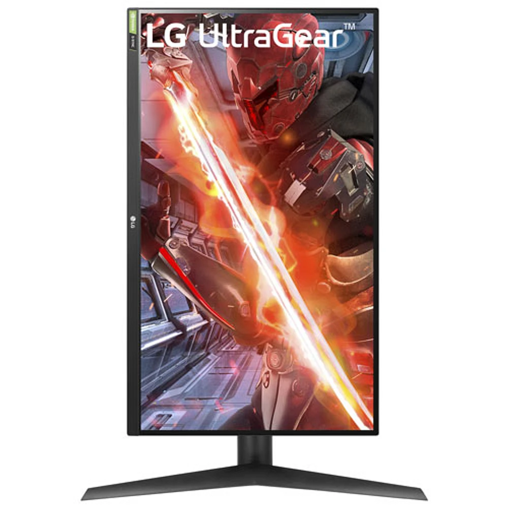 LG UltraGear 27" QHD 144Hz 1ms GTG IPS LED G-Sync FreeSync Gaming Monitor (27GL83A-B) - Matte Black