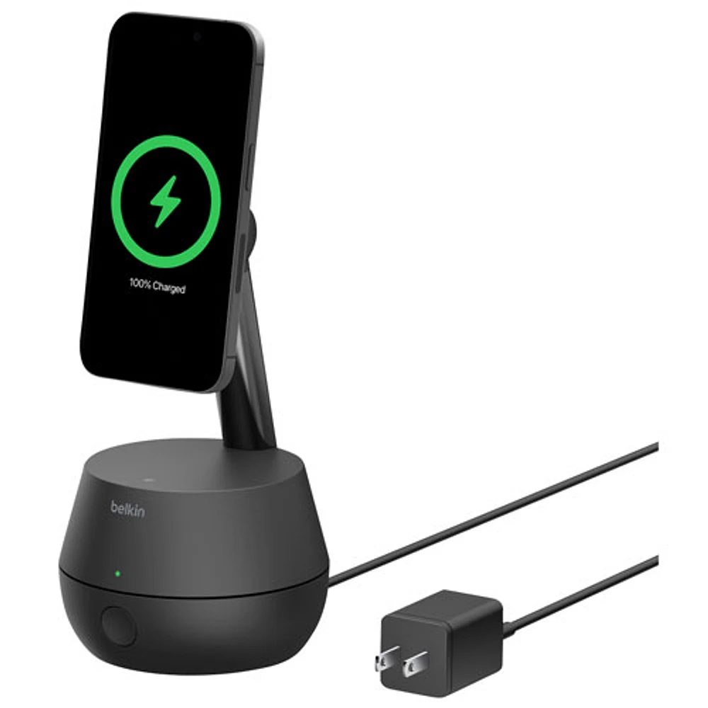 Belkin Auto-Tracking Stand Pro with DockKit for iPhone - Black