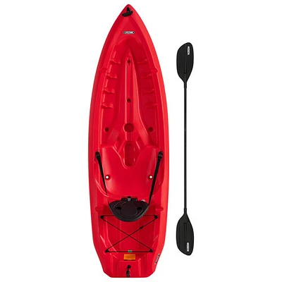 Kayak de 8 pi Daylite de Lifetime avec pagaie - Rouge