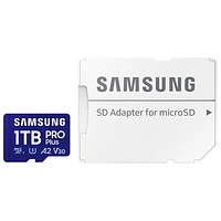 Samsung Pro Plus 1TB 180MB/s microSDXC UHS-I Memory Card with SD Adapter