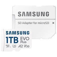 Samsung Evo Plus 1TB 160MB/s microSDXC UHS-I Memory Card with SD Adapter