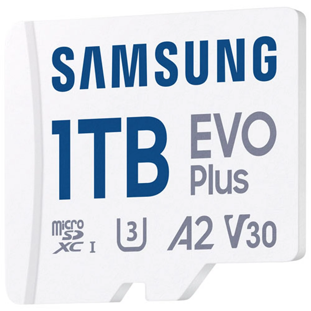 Samsung Evo Plus 1TB 160MB/s microSDXC UHS-I Memory Card with SD Adapter