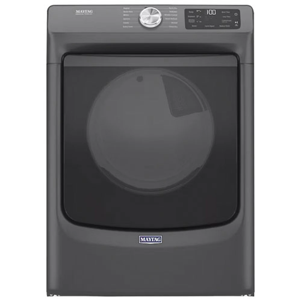 Maytag 7.3 Cu. Ft. Electric Steam Dryer (YMED6630MBK) - Volcano Black