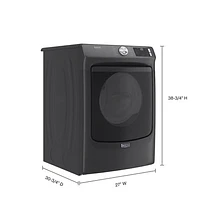 Maytag 7.3 Cu. Ft. Electric Steam Dryer (YMED6630MBK) - Volcano Black