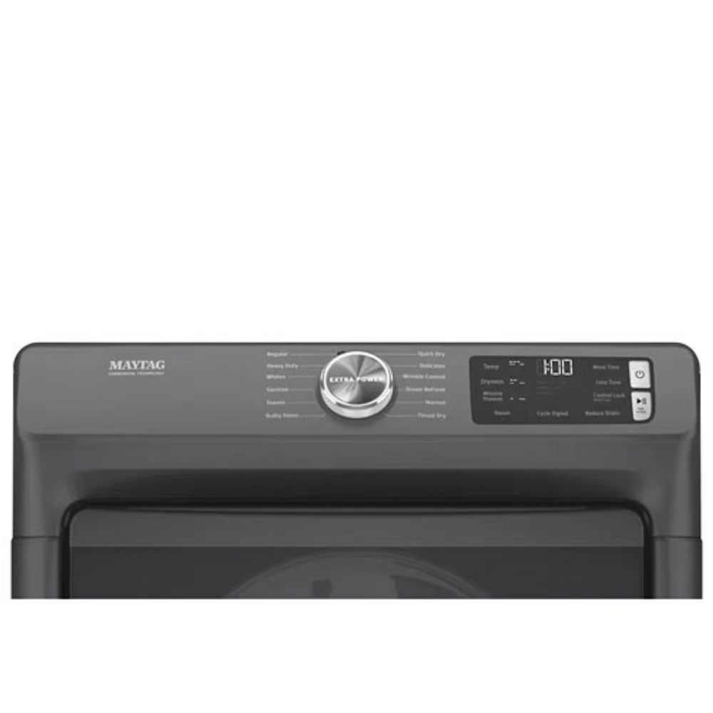 Maytag 7.3 Cu. Ft. Electric Dryer (YMED5630MBK) - Volcano Black