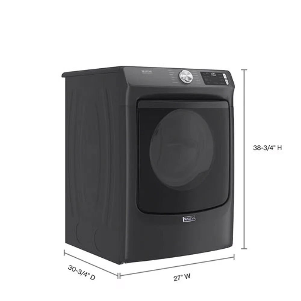 Maytag 7.3 Cu. Ft. Gas Dryer (MGD5630MBK) - Volcano Black