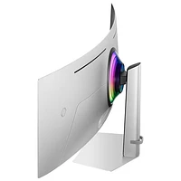 Samsung Odyssey G5 49" QHD 240Hz 0.03ms GTG Curved OLED FreeSync Gaming Monitor (LS49DG936SNXGO) - Silver - Only at Best Buy