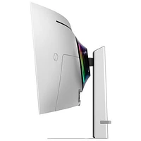 Moniteur de jeu G-Sync/FreeSync DELO incurvé QHD 240 Hz 49 po Odyssey G9 de Samsung avec temps de réponse de 0,03 ms gris à gris (LS49DG936SNXGO) - Argenté - Exclusivité de Best Buy