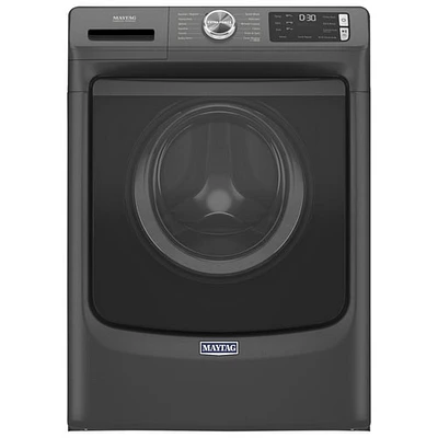 Laveuse à vapeur à chargement frontal haute efficacité de Maytag 5,5 pi³ (MHW6630MBK) - Noir volcanique