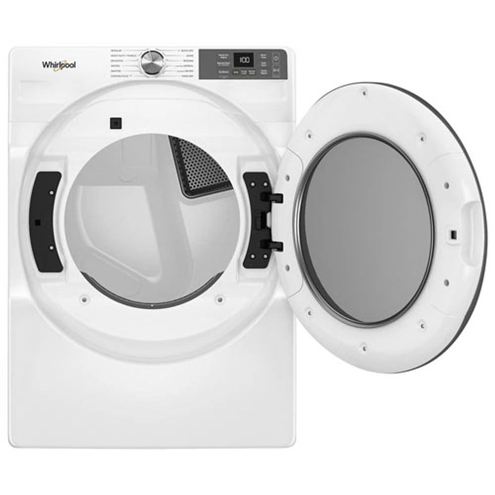 Whirlpool 7.4 Cu. Ft. Gas Steam Dryer (WGD5720RW) - White