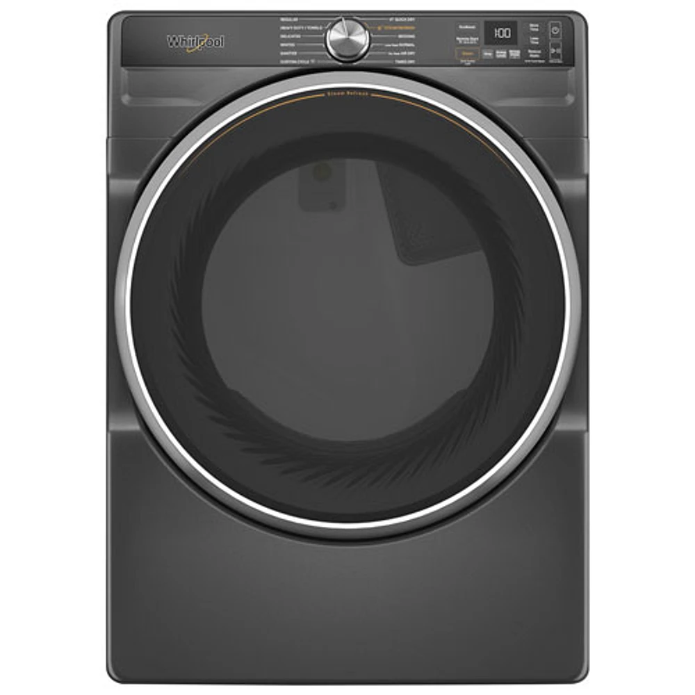 Whirlpool 7.4 Cu. Ft. Electric Steam Dryer (YWED6720RU) - Volcano Black